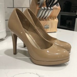 Nude high heels